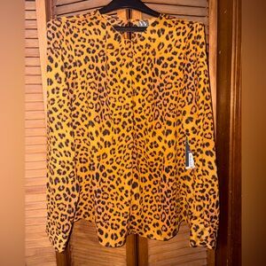 Worthington leopard top.